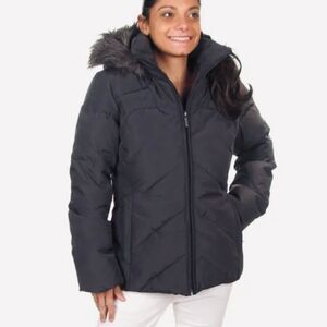 Calvin Klein XXL Women’s puffer coat with fur hood